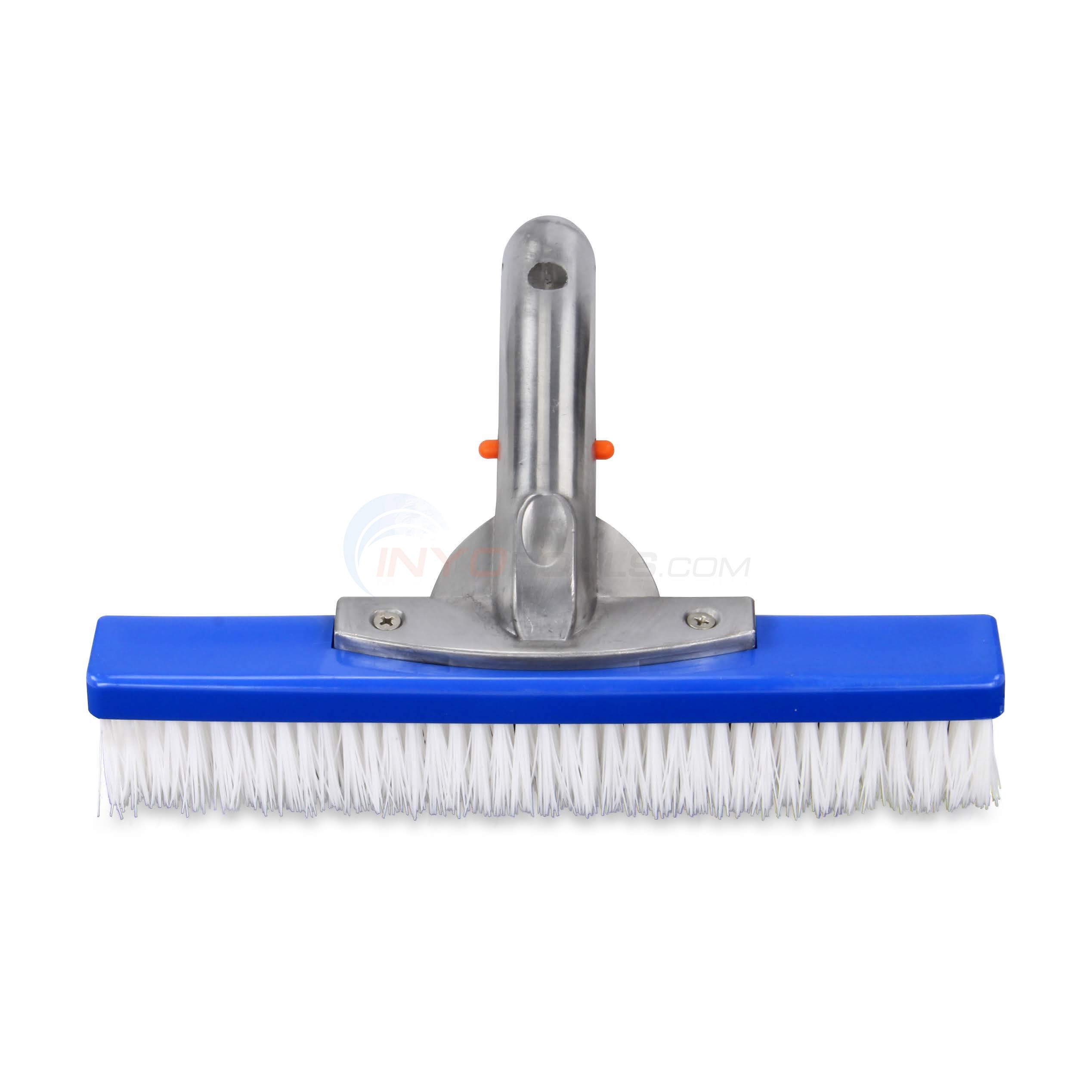 Pureline 10" Pool Brush Poly Bristle w/ Aluminum Handle