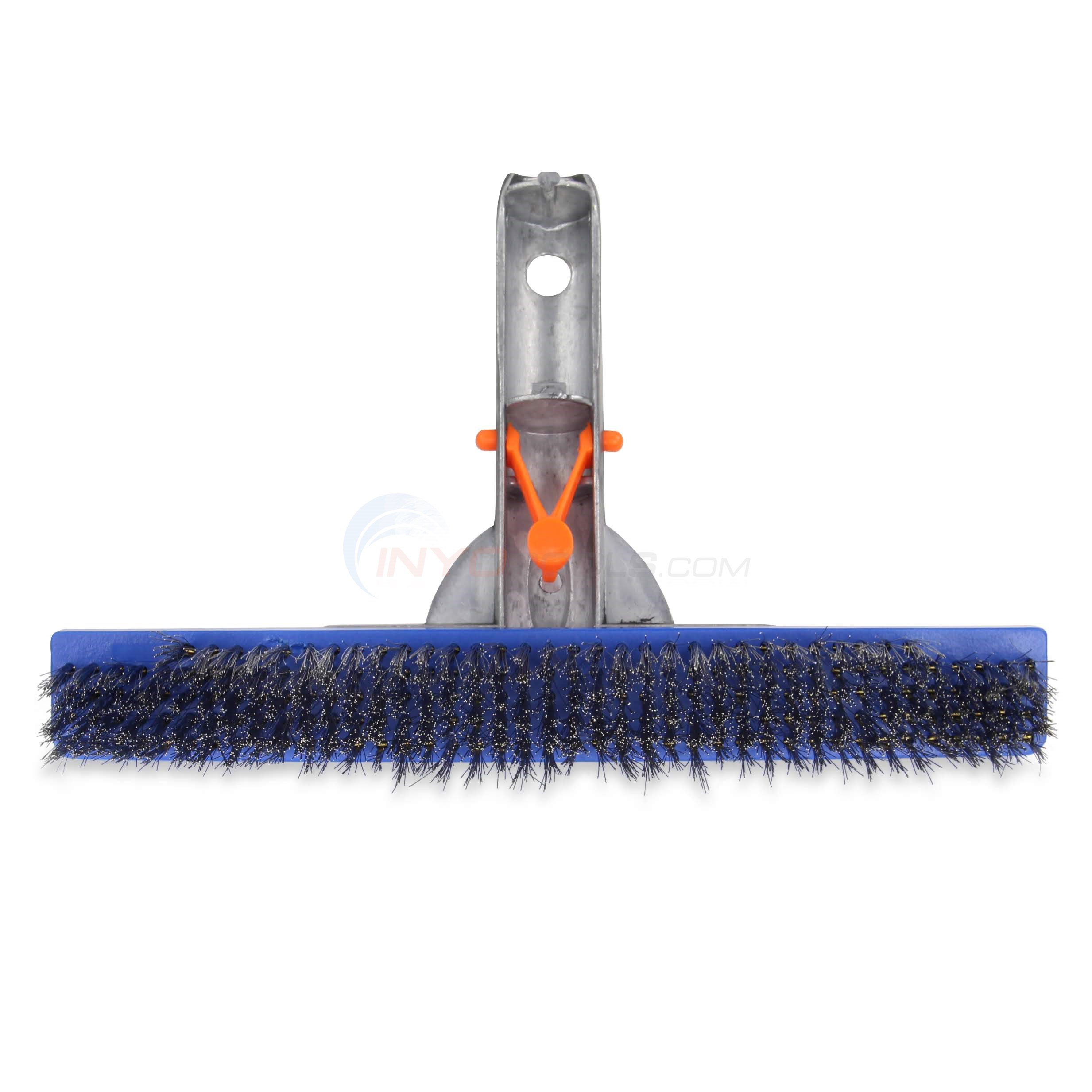 Pureline 10" Pool Algae Brush with Aluminum Handle - PL0071