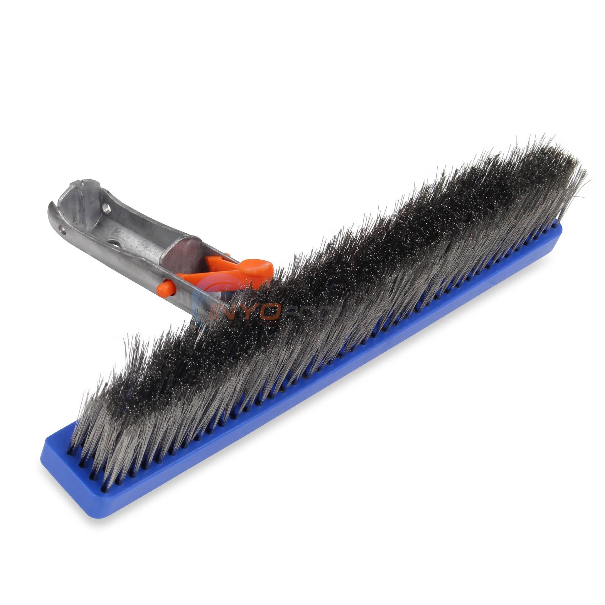 Pureline 10" Pool Algae Brush with Aluminum Handle - PL0071