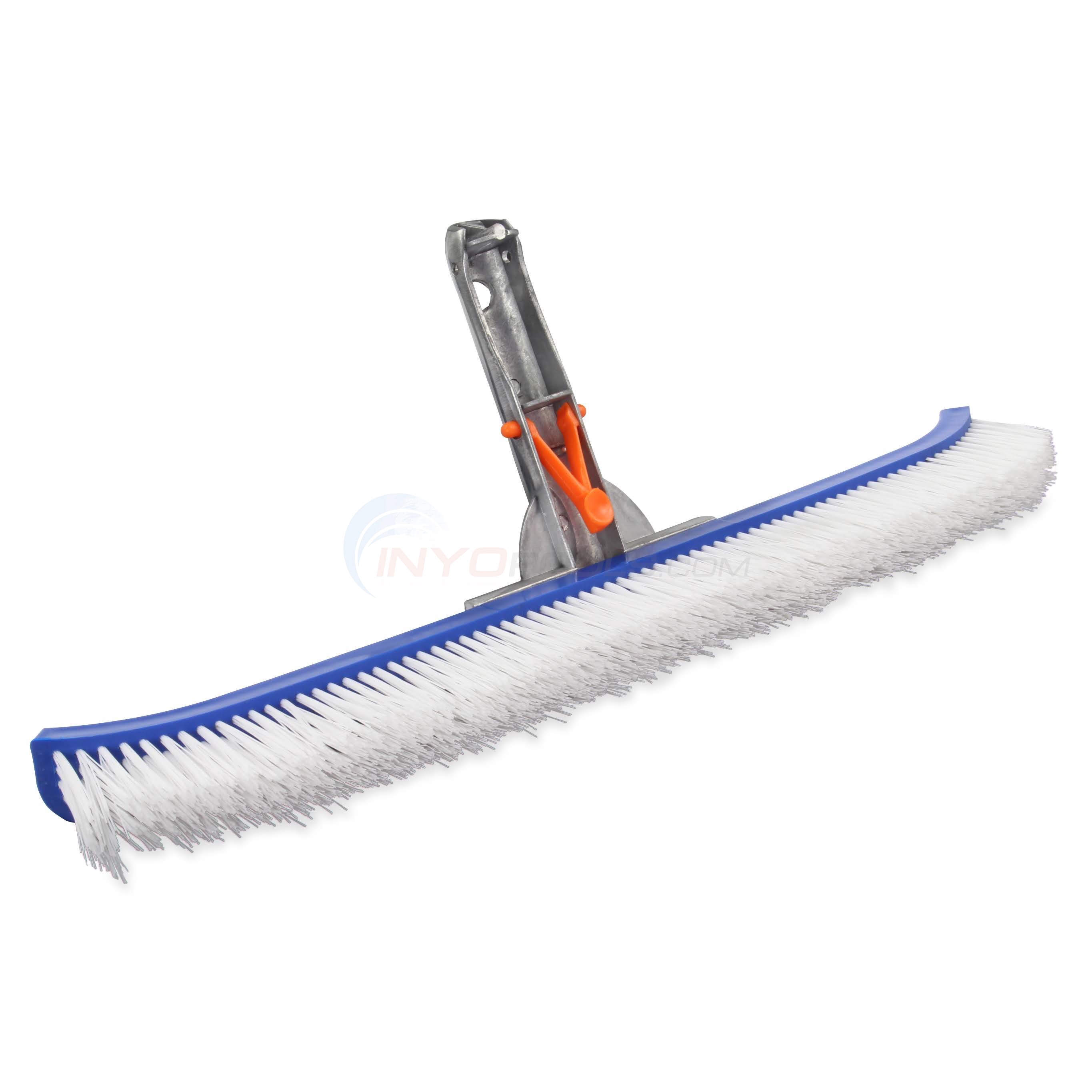 Pureline 18" Deluxe Pool Brush with Aluminum Handle PL0075