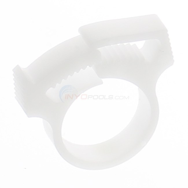 Custom Molded Products Polaris Sweep Hose Attach Clamp Cleaner, White, 180, 280, 360, 380 - B15