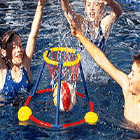 Poolmaster Hot Hoops Floating Basketball Game POM72701