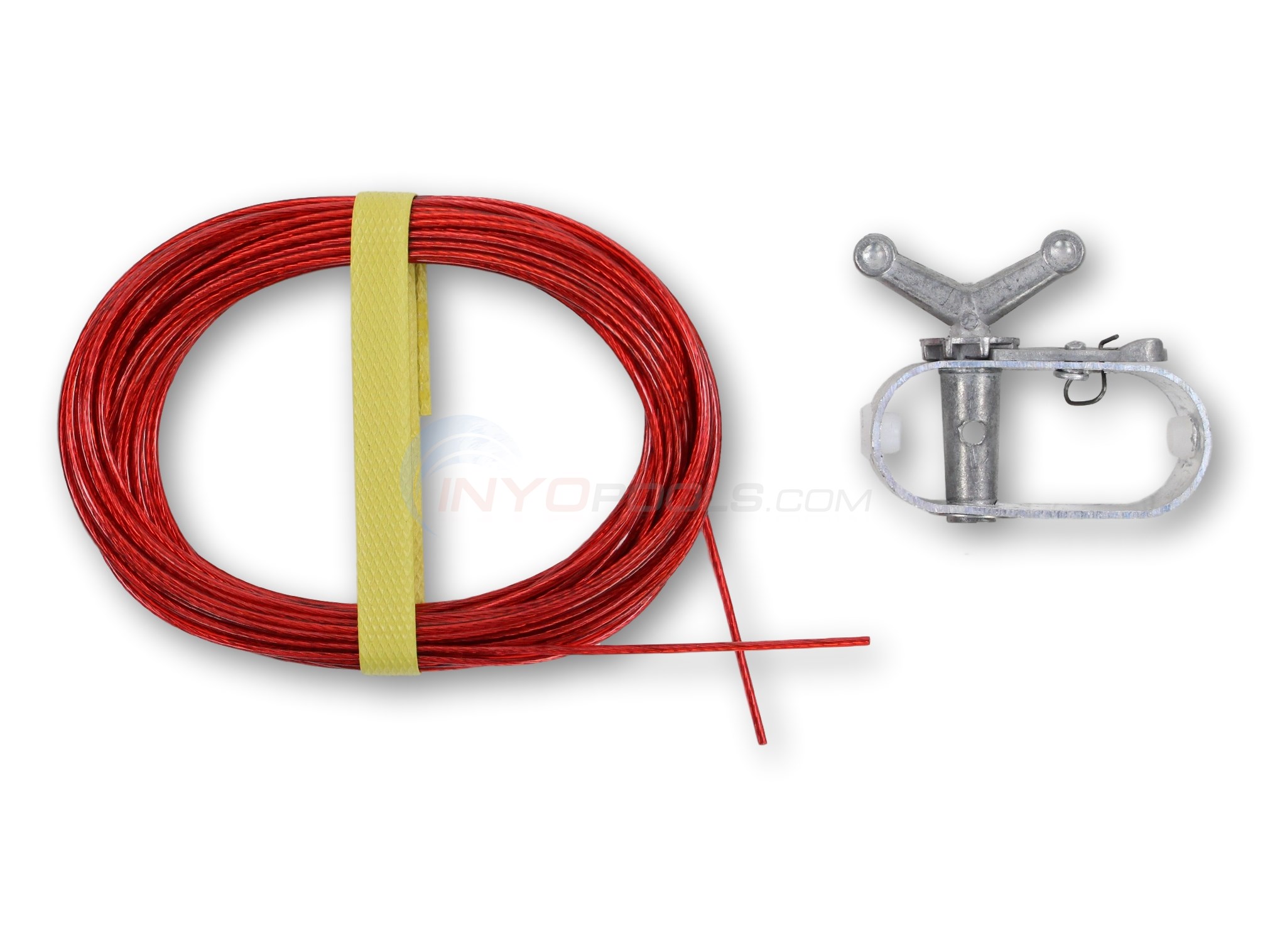 Above Ground Pool Winter Cover Ratchet Coated Cable & Winch 135' cord 