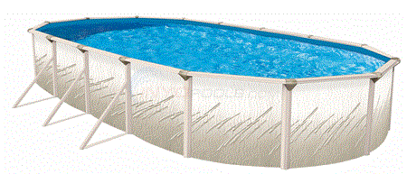 Wilbar Pretium 15' x 30' Oval 52" Above Ground Pool PBEL