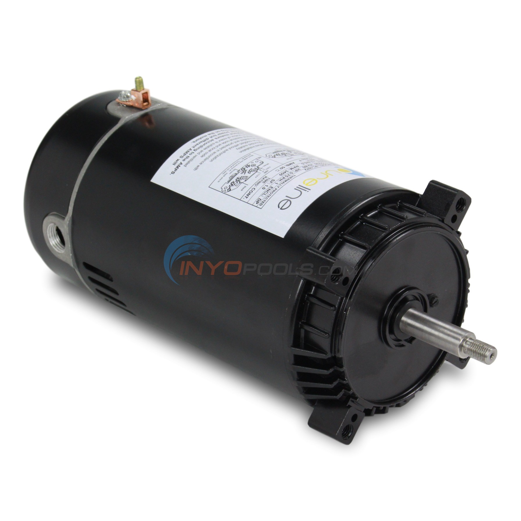 PureLine 1.5 HP Round Flange 56J Up Rate Motor - PL1152