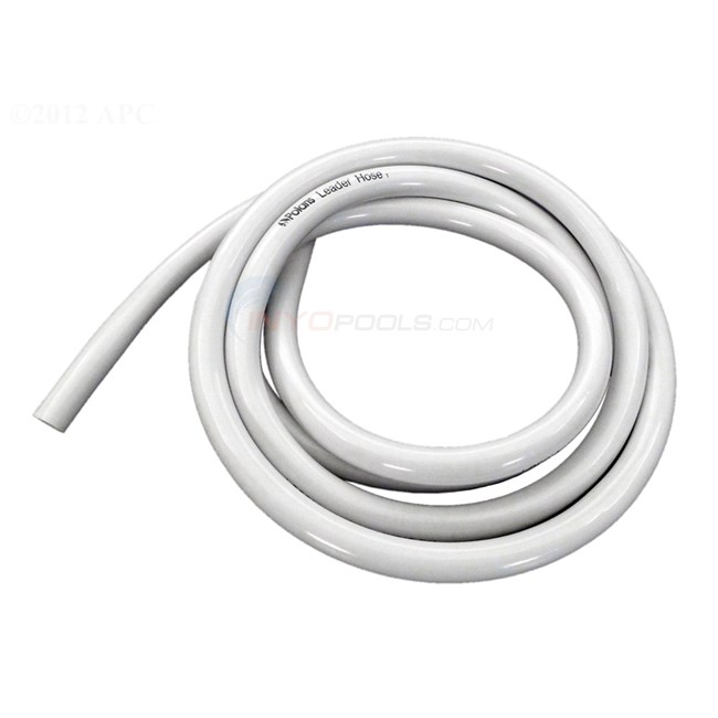 Custom Molded Products Leader Hose, 10 ft. White for Polaris Pool Cleaners - D50 25563-040-200