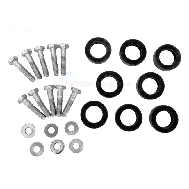 Zodiac Lxi Heat Exchanger Hardware Kit With Gaskets (r0454500)