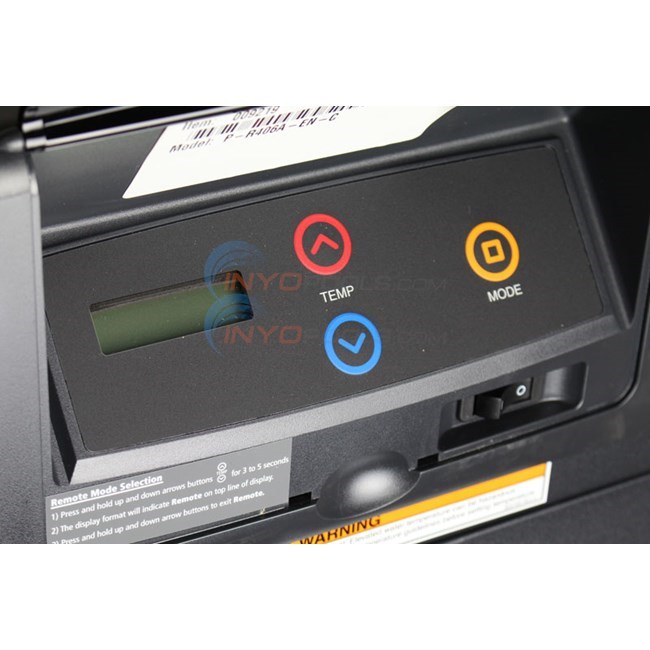 Raypak RP2100 Millivolt Propane Heater, 399,000 BTU, Copper Heat Exchanger - P-R406A-MP-C #57