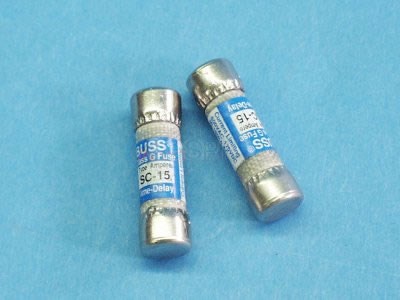 Fuse, 15 Amp, TimeDelay Class G SC152