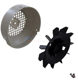 Fan Motor Assembly, Pentair Purex IntelliFlo VF/VS, Almond