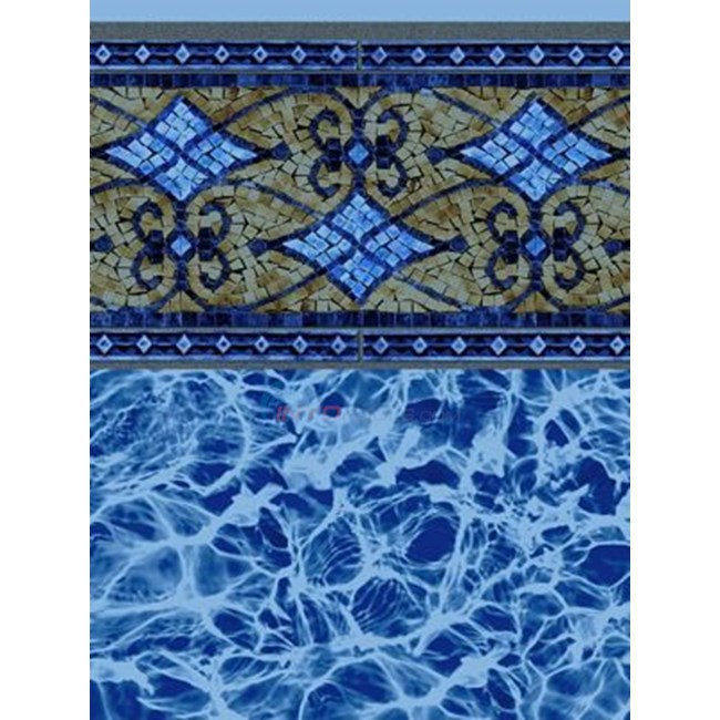 18' x 36' Rect. Inground Pool Liner - 28 MIL Sienna Mosaic - NLGCBMR1836-27MIL