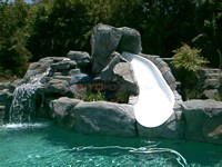 S.R. Smith BigRide Pool Slide Taupe Right - BR2RTP - INYOPools.com