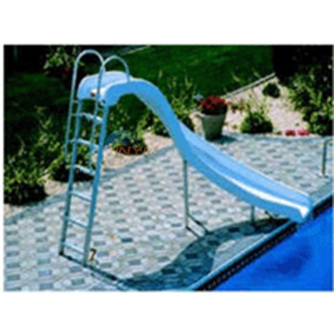 S.R. Smith Tile Blue Rogue Pool Slide 8 ft Right - ROUGETR
