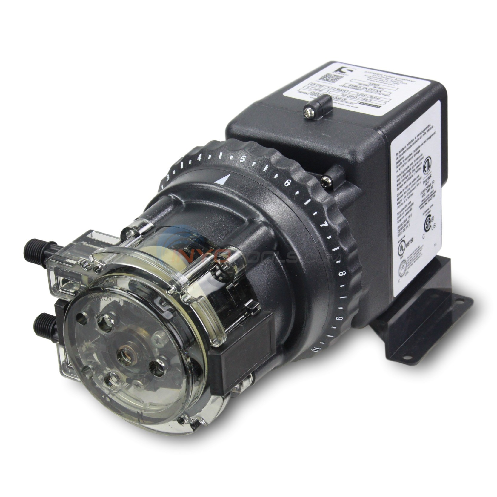 Stenner 50 GPD Chemical Feeder Pump, 120V, Adjustable Rate, Single Head