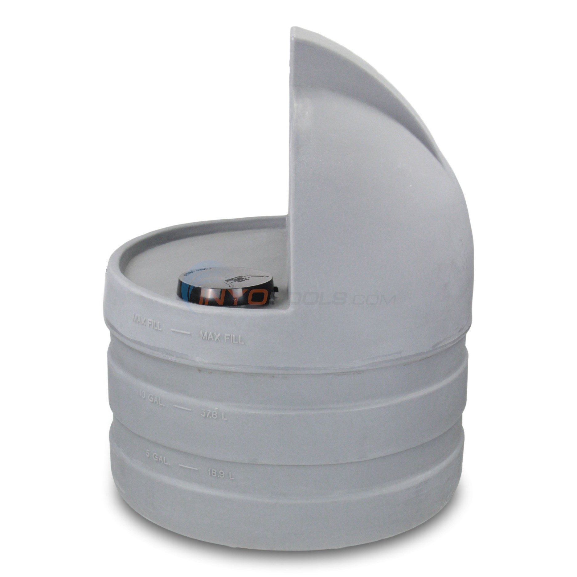 Stenner 15 Gal. Gray Tank Only, UV Resistant - STS15GC