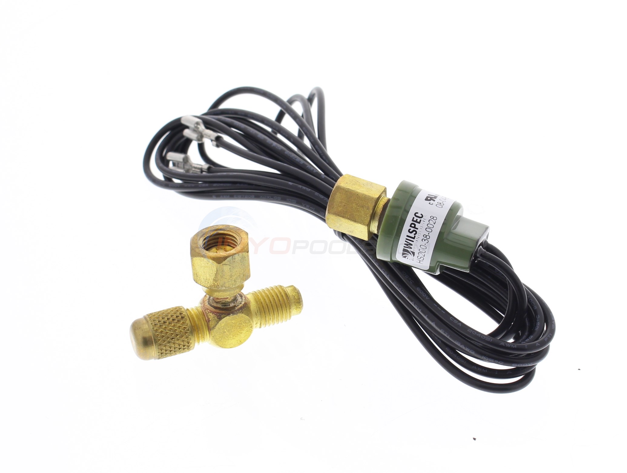 AquaCal HIGH PRESSURE SWITCH 2 WIRE 400CO275CI (R22)