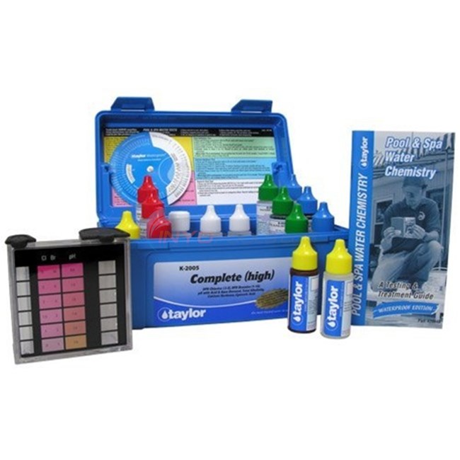 Taylor Complete High Range Pool and Spa Water Test Kit - K2005