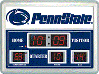 14"x19" ScoreBoard/Clock/ThermPenn St CLG0028619