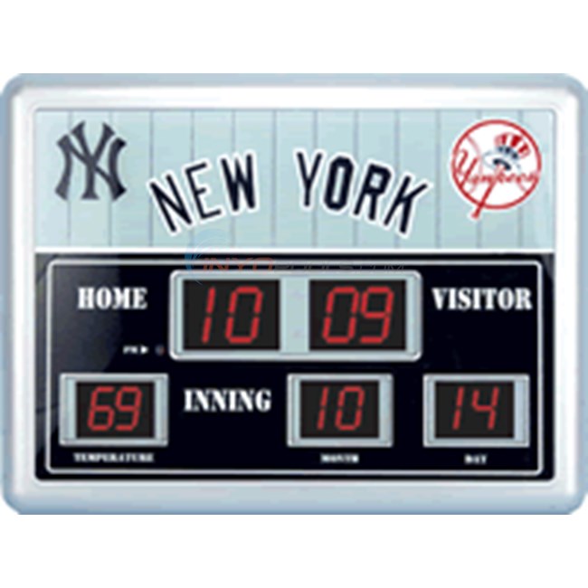 14"x19" ScoreBoard/Clock/Therm-New York Yankees - MLB0028706