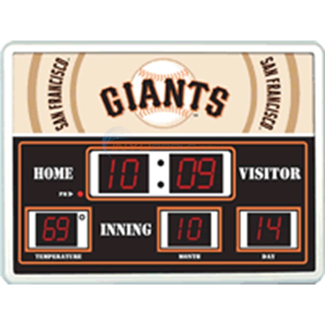 14"x19" ScoreBoard/Clock/Therm-SanFrancisco Giants - MLB0028709