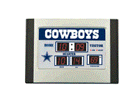 6.5"x9" Scoreboard Desk Clock Dallas Cowboys NFL0028B801