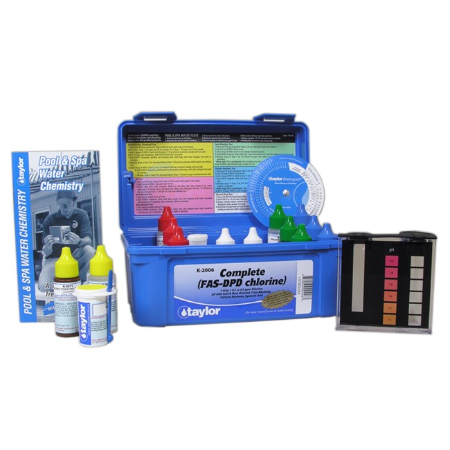 Taylor Complete Pool and Spa Water Testing Kit with FAS-DPD - K-2006