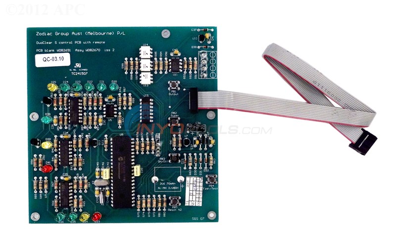 Zodiac Duoclear S Control Pcb Assembly - W082670 - INYOPools.com