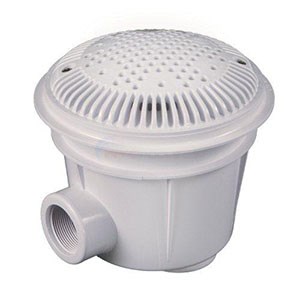 Main Drain Grate, Waterway Anti Vortex, Round, White - 642-2330 