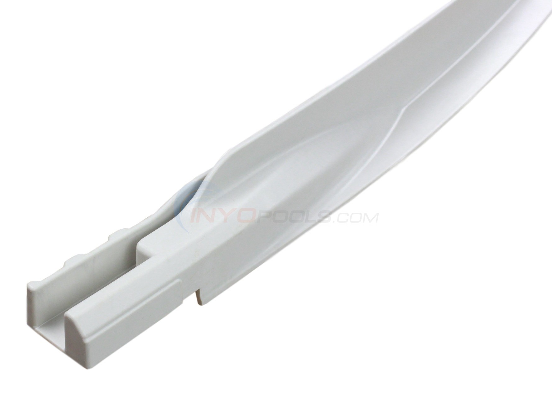 Wilbar Bottom Rail - Pearl Oval Straight Side Section 42" (Single) - 10802000042