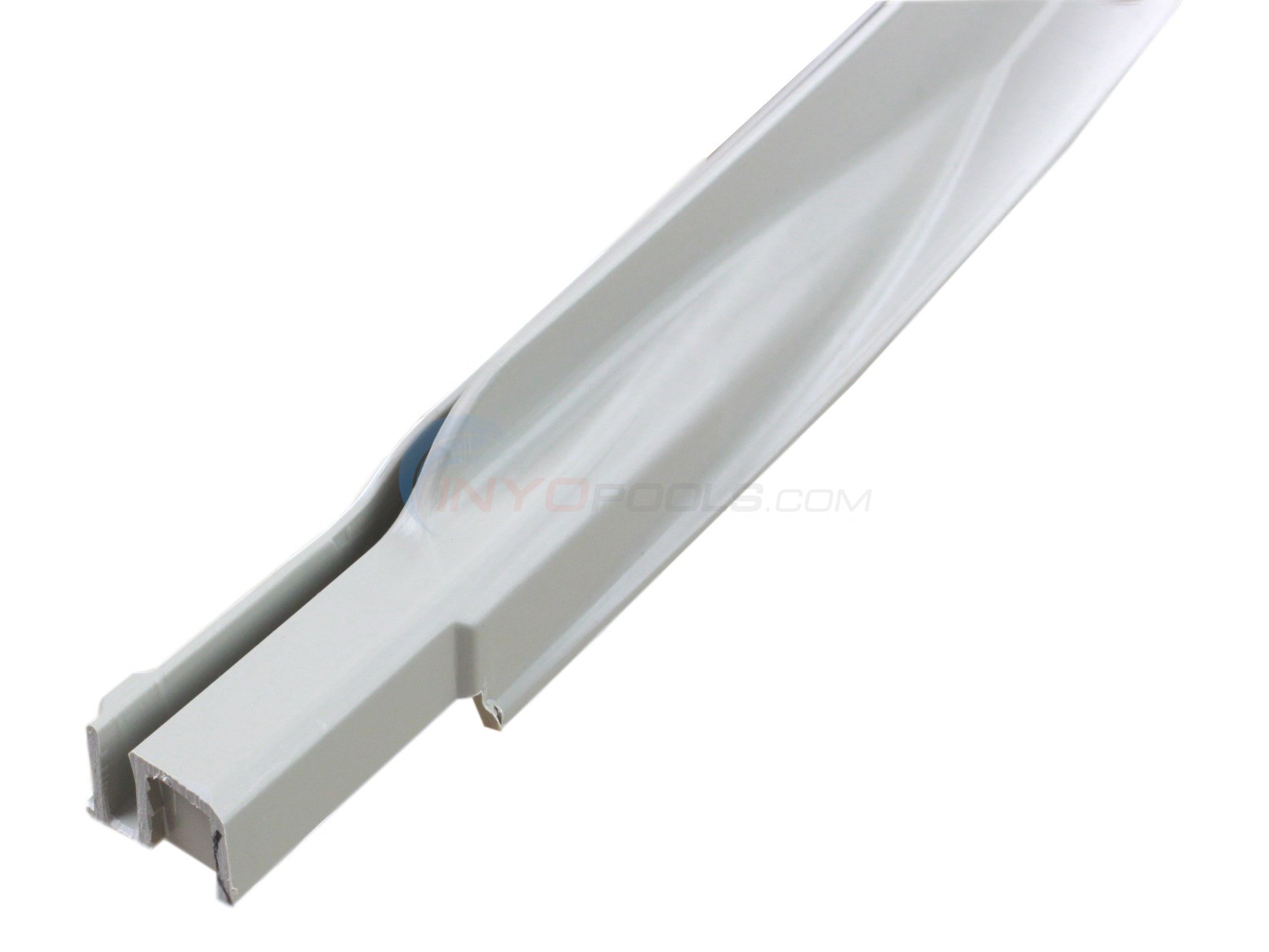 Wilbar Bottom Rail - 15'D Champagne Corner Transition Right (Single) - 1081507000020