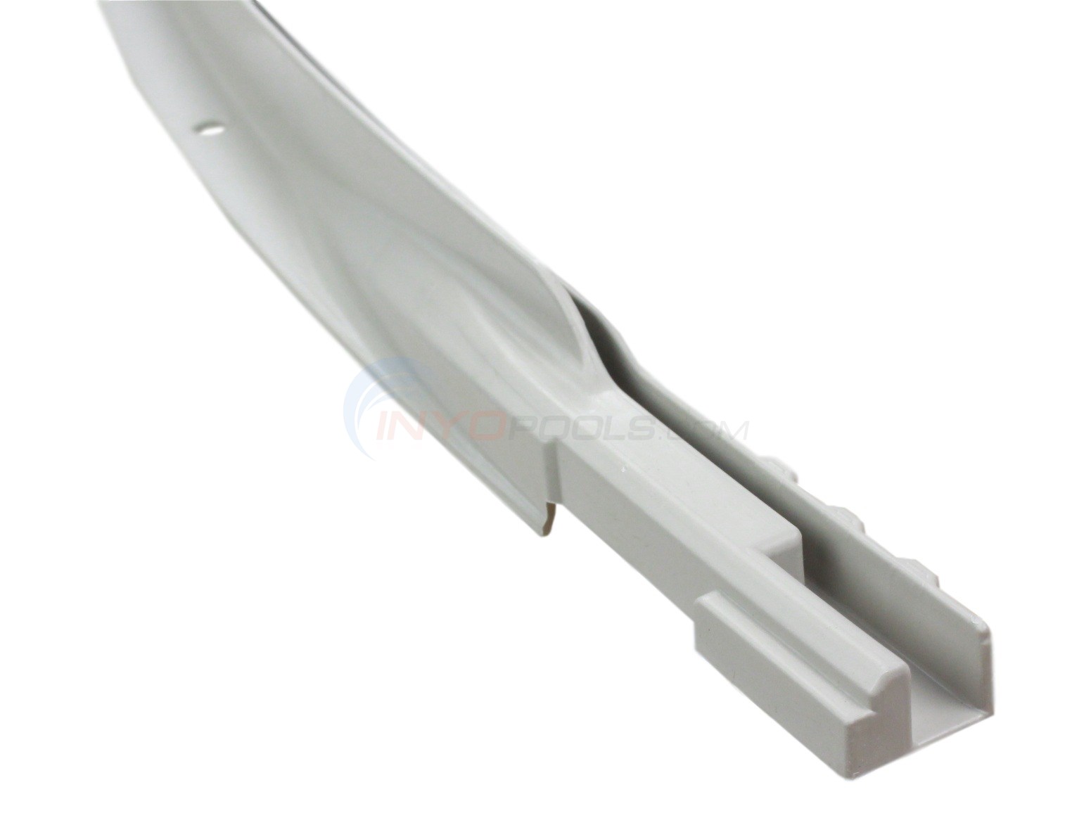 Wilbar Bottom Rail - 15'D Champagne Corner Transition Right (Single) - 1081507000020