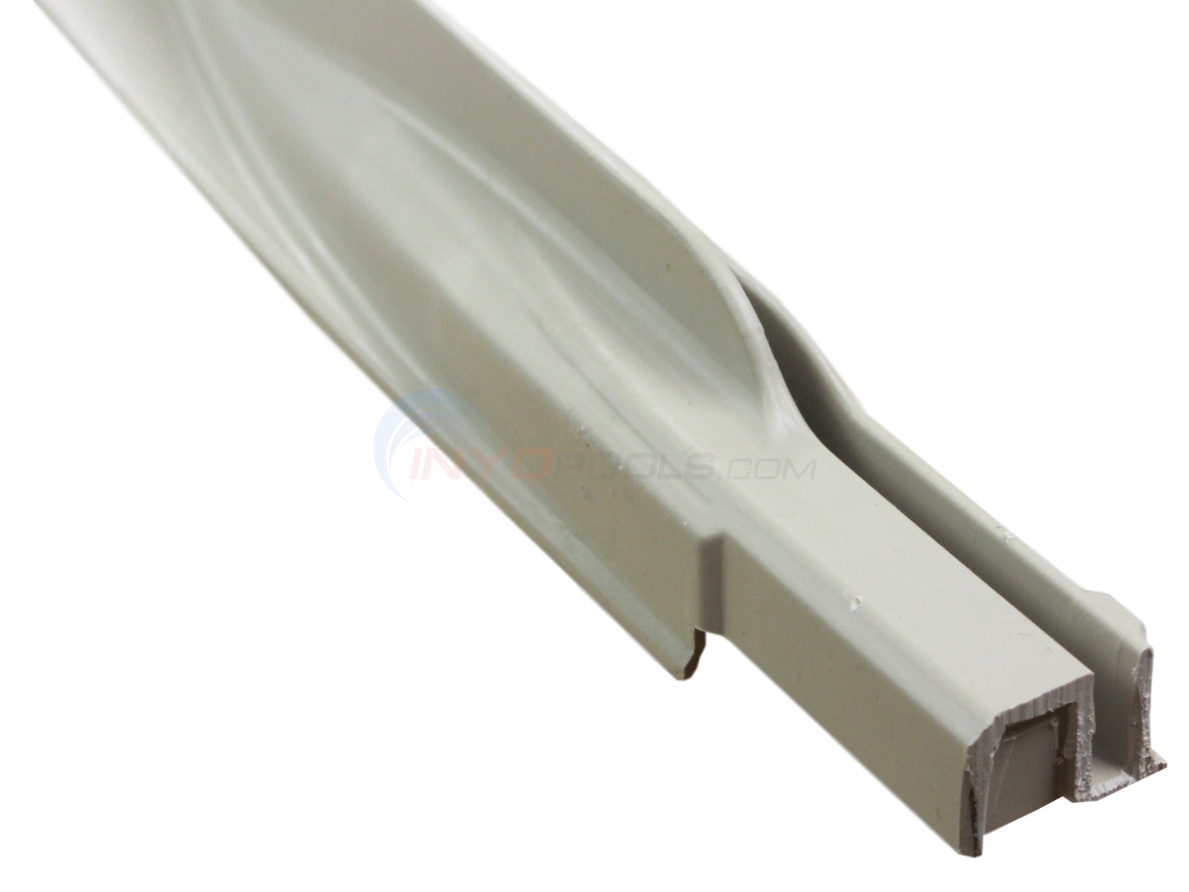 Wilbar Bottom Rail 15'D Corner Champagne Left (Single) - 1081507000030