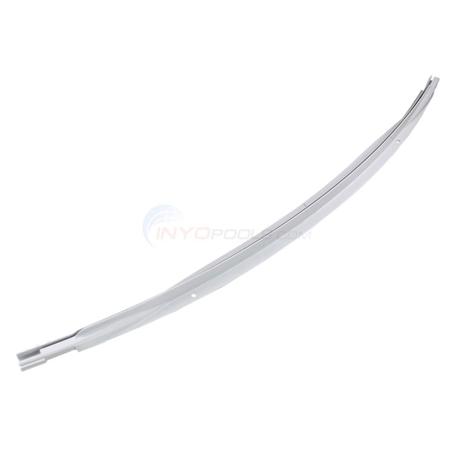Wilbar Transition Bottom Rail - Grey End of Straight Side Section 15'D Right (Single) - 1081533000020