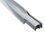 Wilbar Transition Bottom Rail - Grey End of Straight Side Section 15'D Left (Single) - 1081533000030