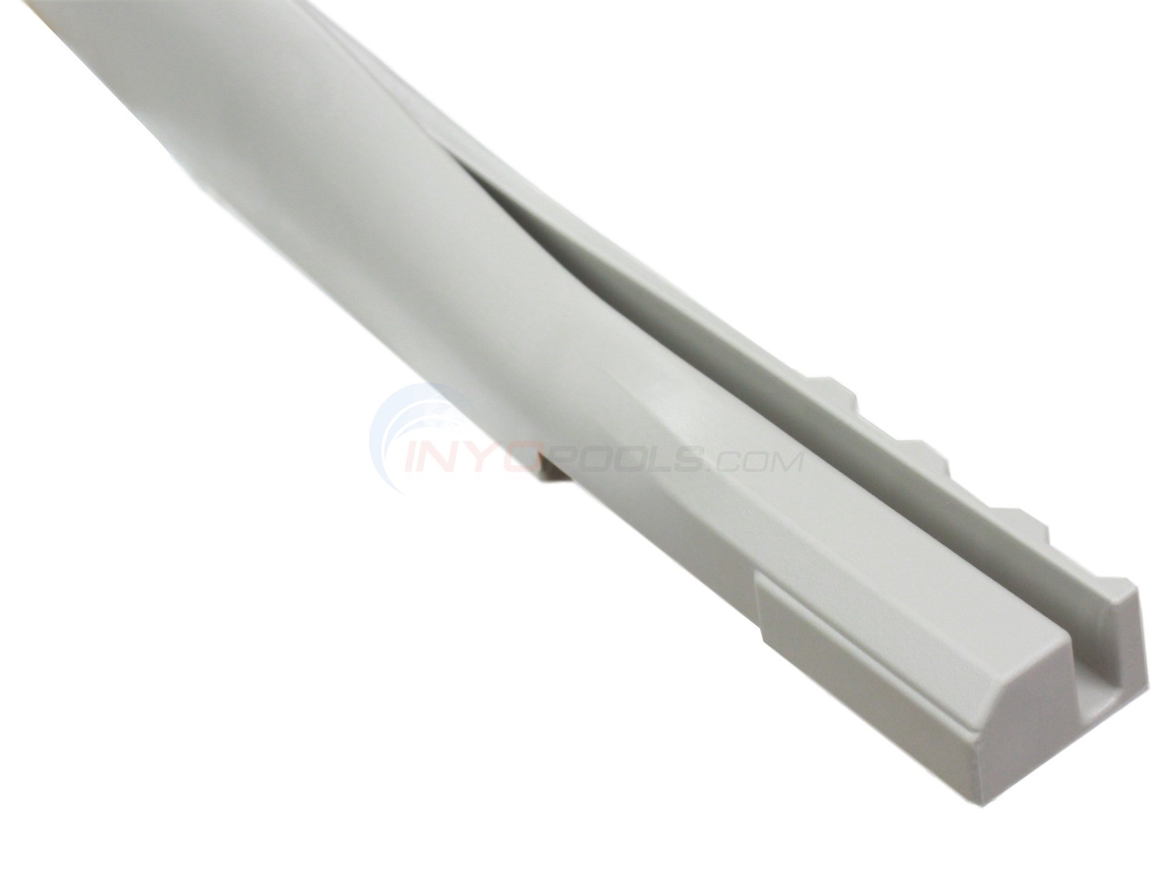 Wilbar Bottom Rail 18'D Corner Transition Champagne Reflexion Right (Single) - 1081809160040