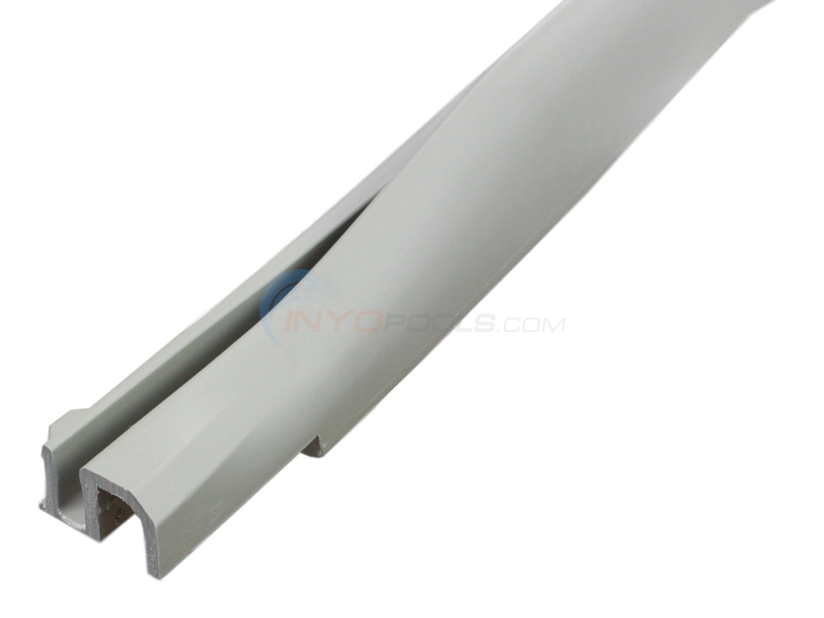 Wilbar Bottom Rail 18'D Corner Transition Champagne Reflexion Right (Single) - 1081809160040