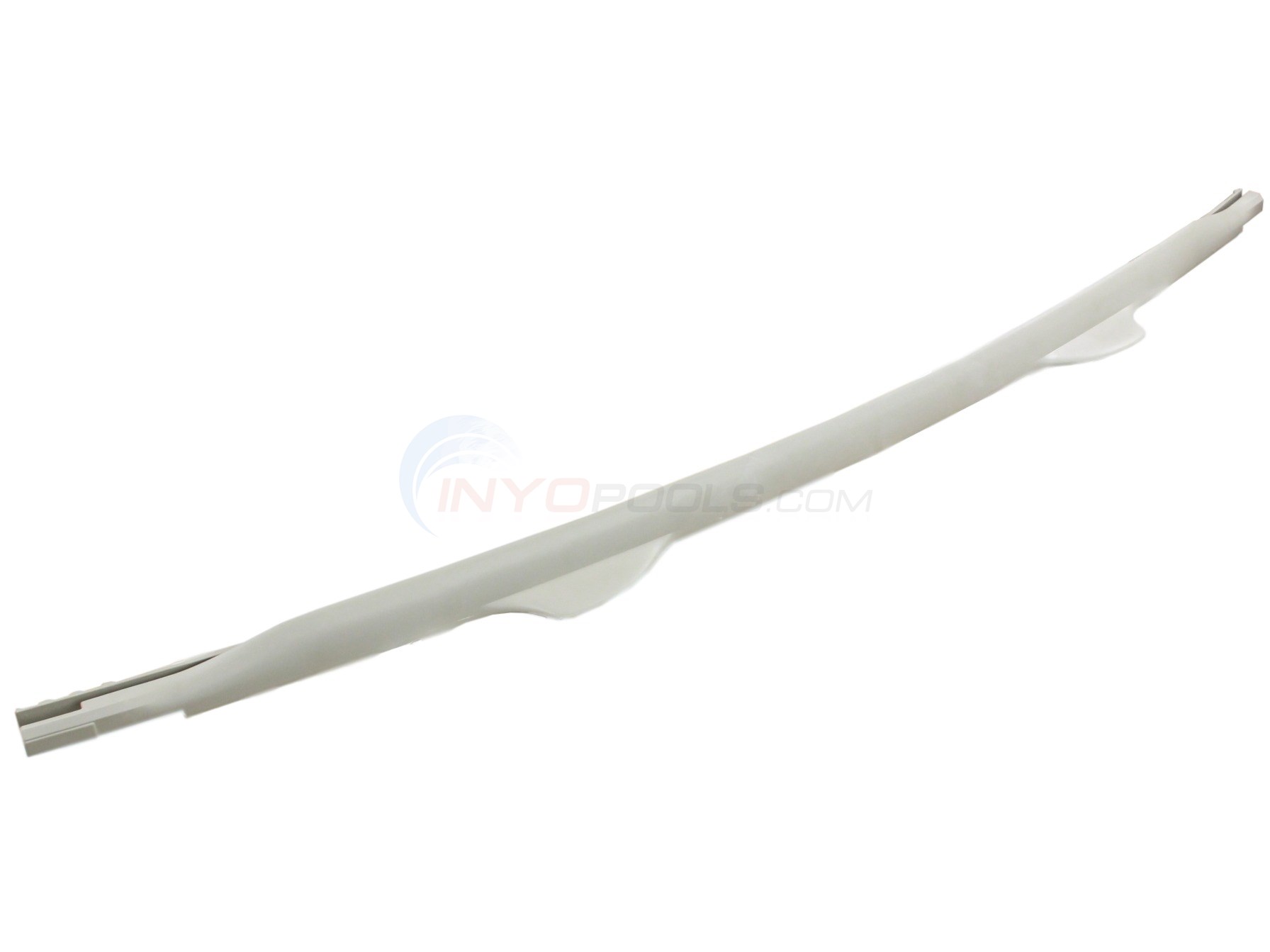 Wilbar Bottom Rail - 18'D Corner Transition Champagne Reflexion Left (Single) - 1081809160050