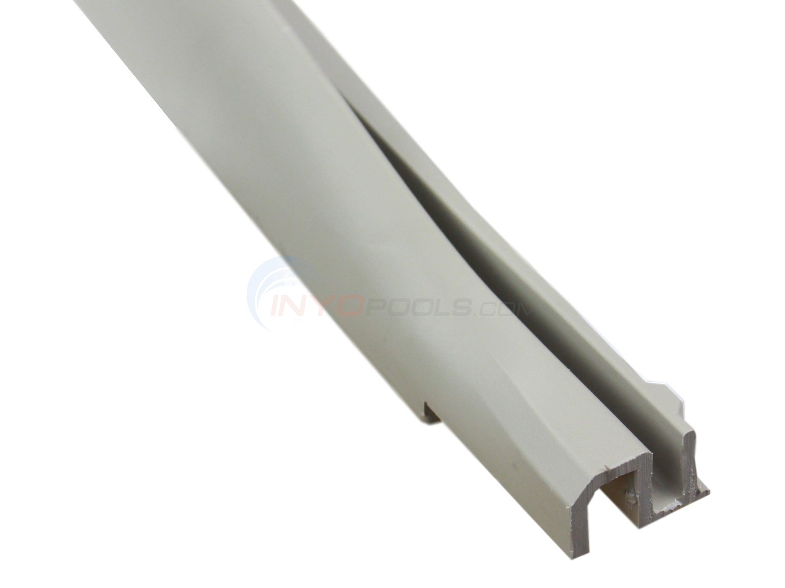 Wilbar Bottom Rail - 18'D Corner Transition Champagne Reflexion Left (Single) - 1081809160050