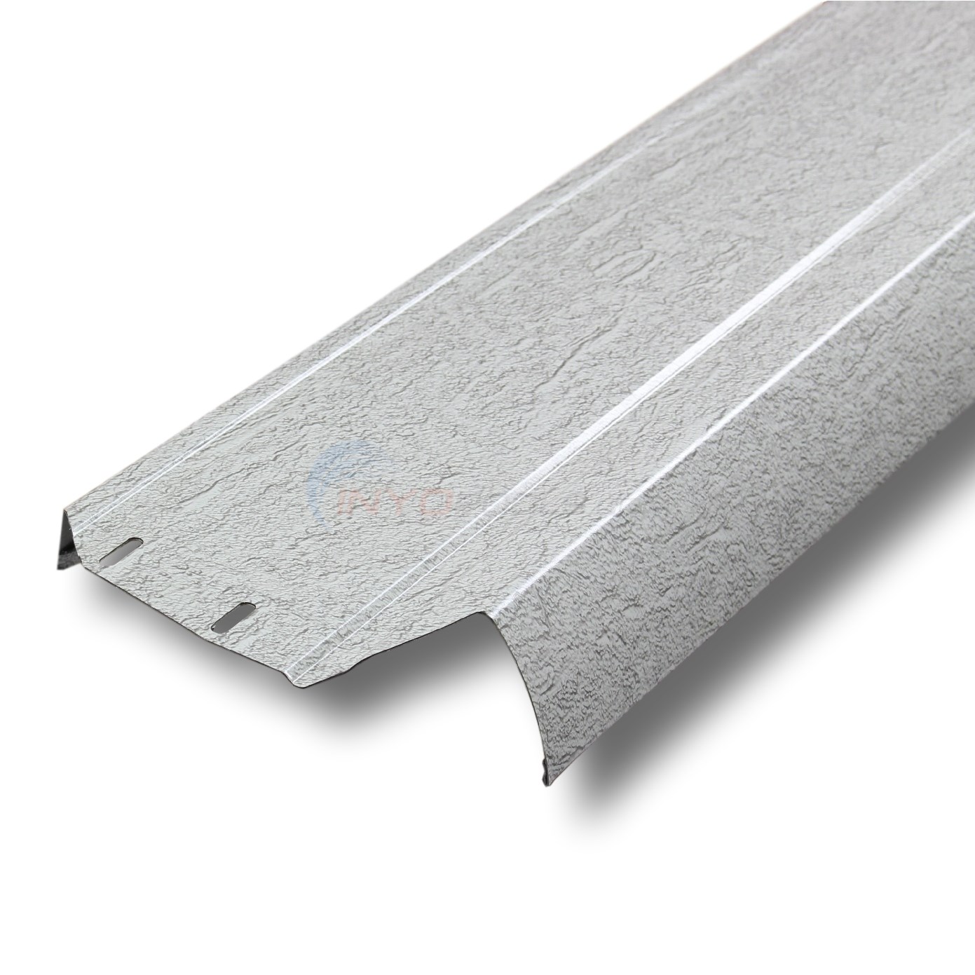 Wilbar Brisbane Top Rail, Curved Side, Steel, 7-1/4" x 56-27/32", Pack of 4 - 1450881-PACK4