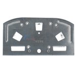 Wilbar Top Plate, 6.5" for Curved Side Uprights on Oval and Round Oasis, Bermuda, Endeavour, Opera Pools - 16298