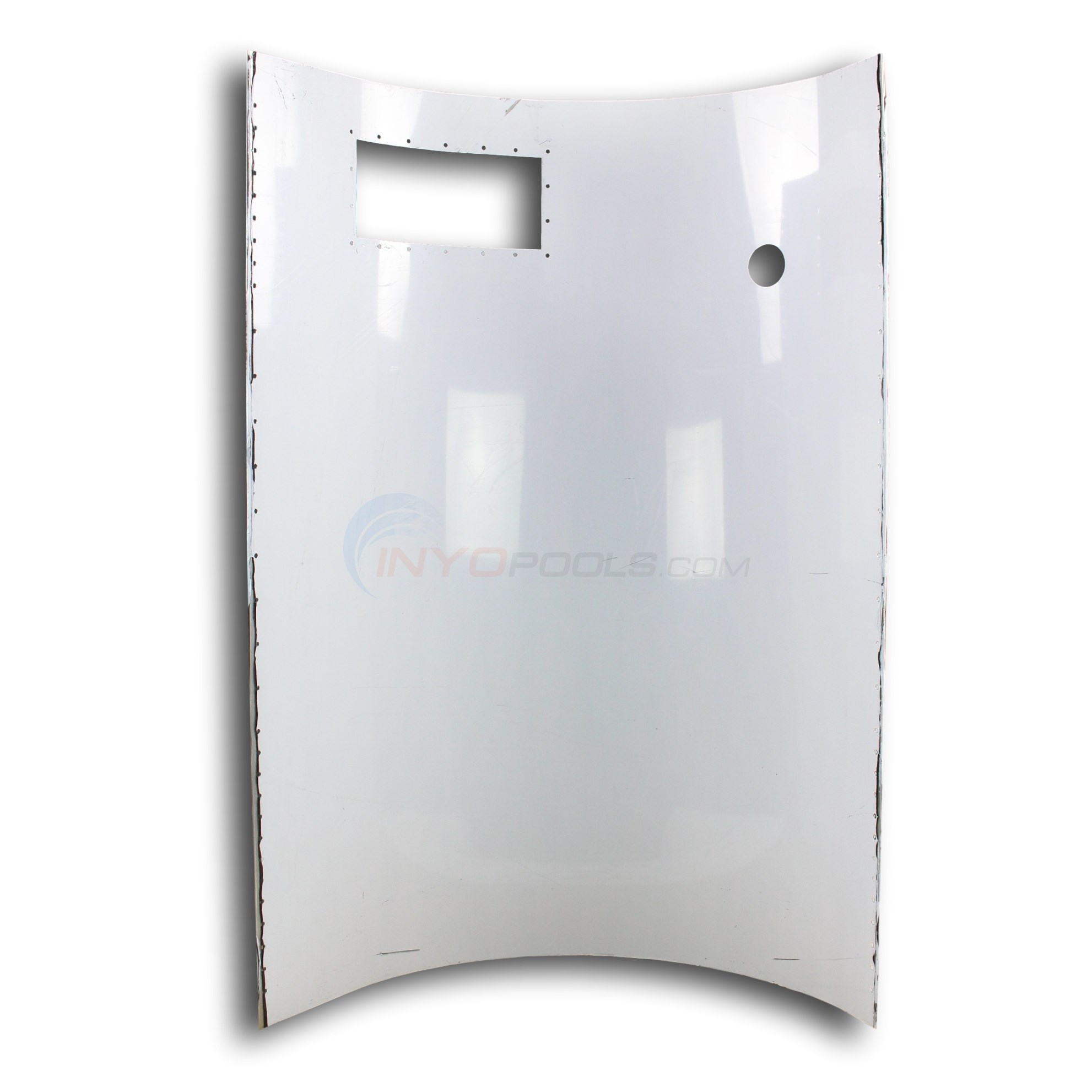 Stainless Steel Panel w/ Single Row of Bolts  (Single)