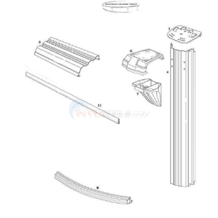 Wilbar Oval Top Plate for Artesian (Single) - 35445