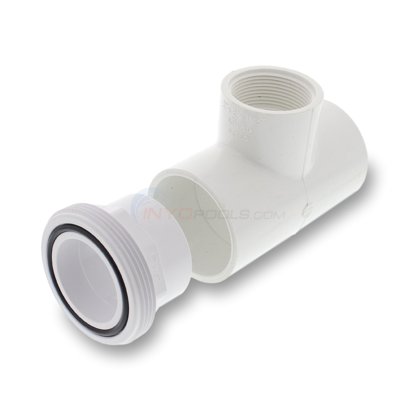 "SENSOR TEE WITH 1-1/2"" WHITE UNION"