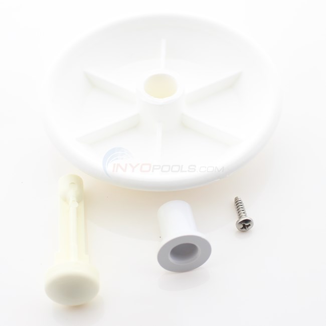 Zodiac Ray-vac Nose Wheel Kit, Gunite, White (r0379000)