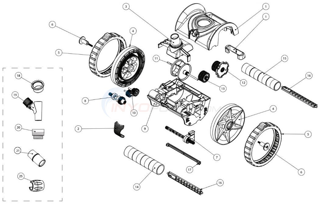Pentair Rebel Parts - INYOPools.com
