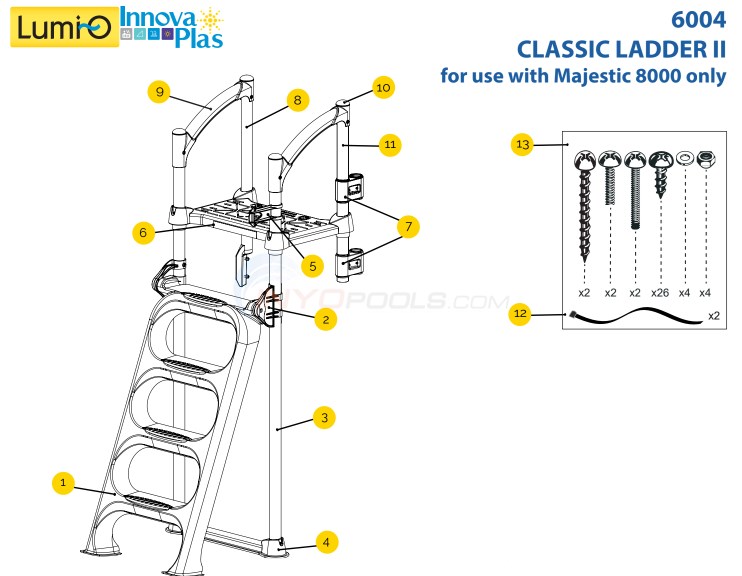 Innovaplas Classic Ladder II 6004 Diagram