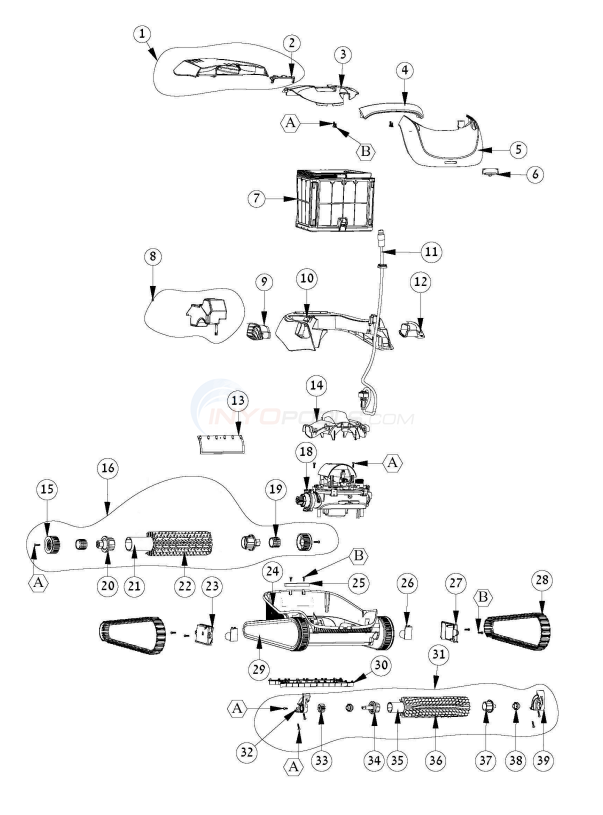 Maytronics Dolphin E30 Explorer Parts