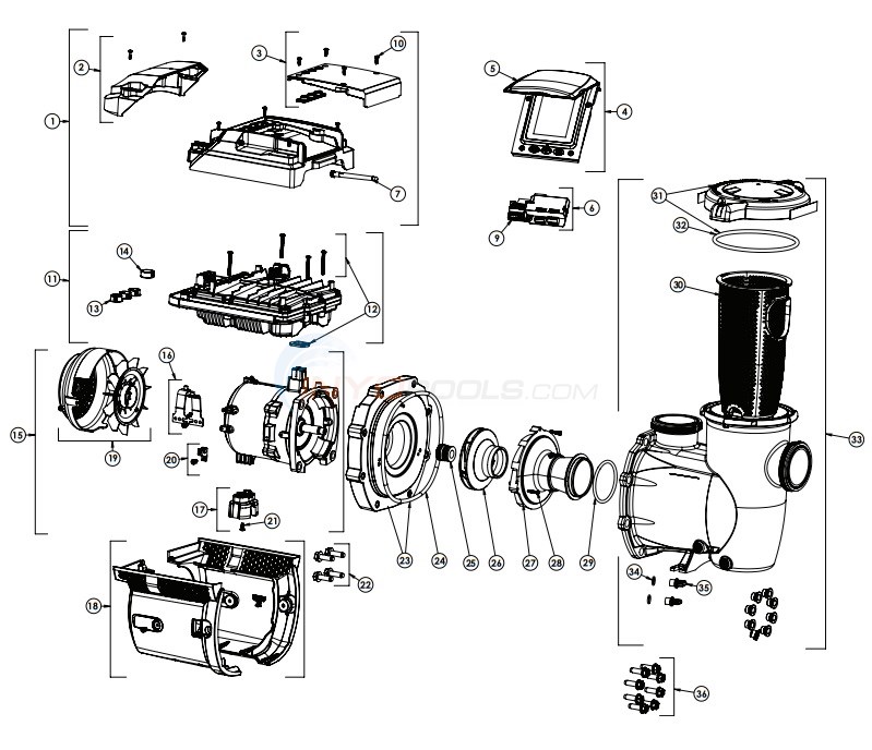 Pentair Intelliflo3 / IntelliPro3 Pool Pump Parts