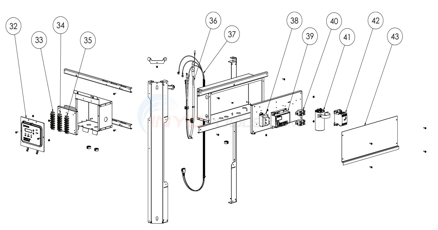 Pentair Ultratemp ETi Pool Heater Electrical Parts
