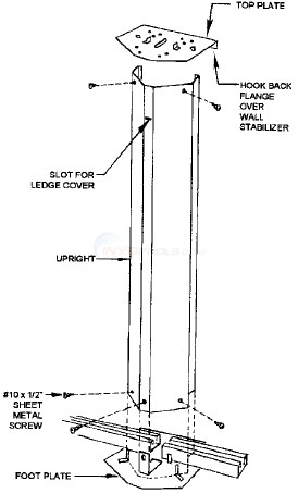 Muskin Pool Uprights Diagram